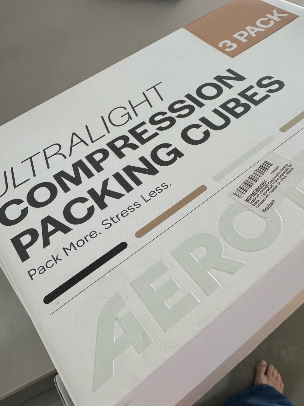 Compression Packing Cubes - UltraLight 3-Pack (mocha)